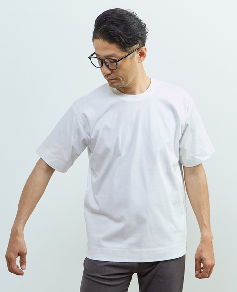 マーセライズドスムースTシャツ 詳細画像 ホワイト 11