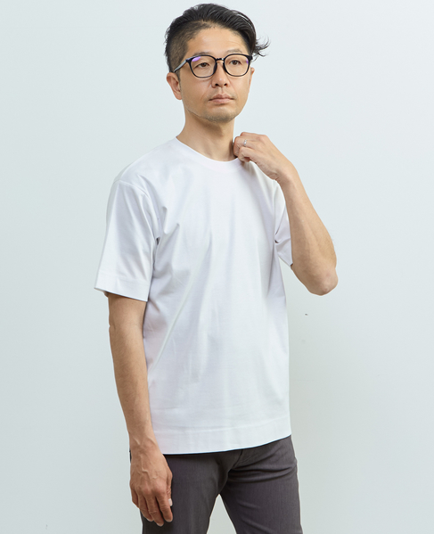 マーセライズドスムースTシャツ 詳細画像 ホワイト 12