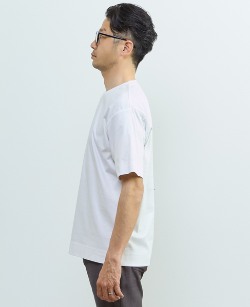 マーセライズドスムースTシャツ 詳細画像 ホワイト 3