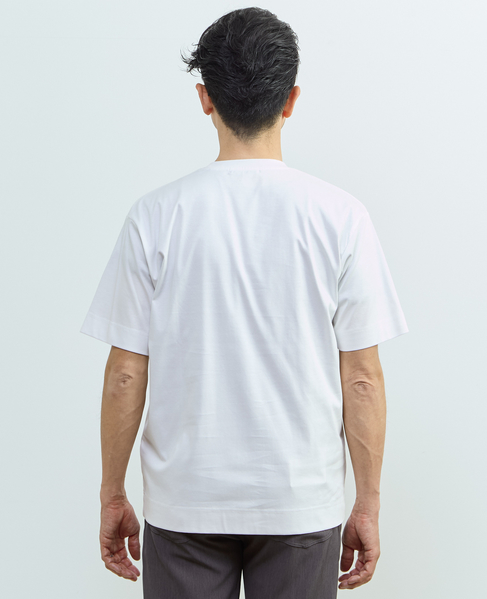 マーセライズドスムースTシャツ 詳細画像 ホワイト 4