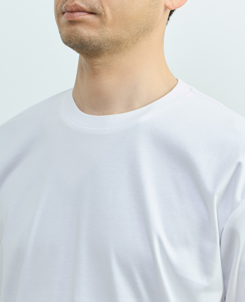 マーセライズドスムースTシャツ 詳細画像 ホワイト 6
