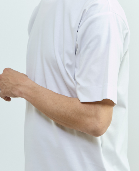 マーセライズドスムースTシャツ 詳細画像 ホワイト 7