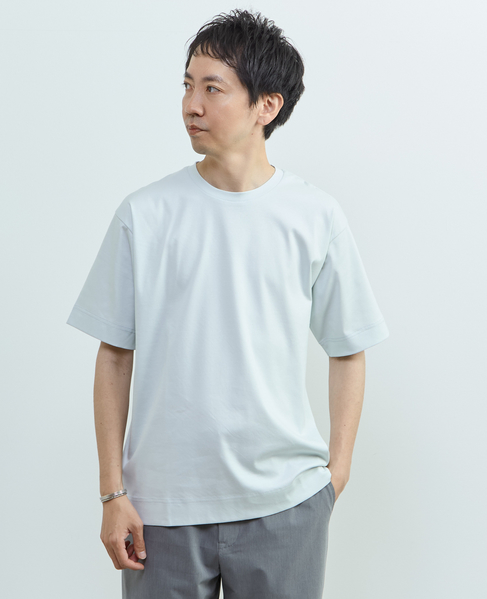 マーセライズドスムースTシャツ 詳細画像 ミント 1