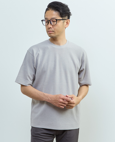 リンクスストライプスタンダードTシャツ 詳細画像 グレー 13