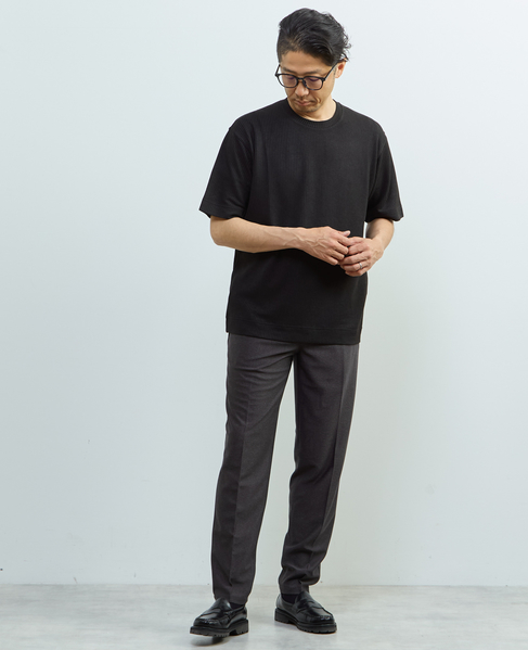 リンクスストライプスタンダードTシャツ 詳細画像 ブラウン 5