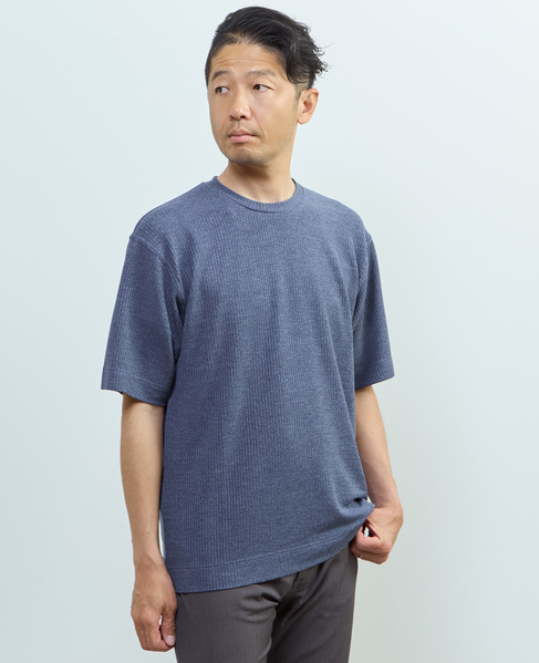 リンクスストライプスタンダードTシャツ 詳細画像 ネイビー 1