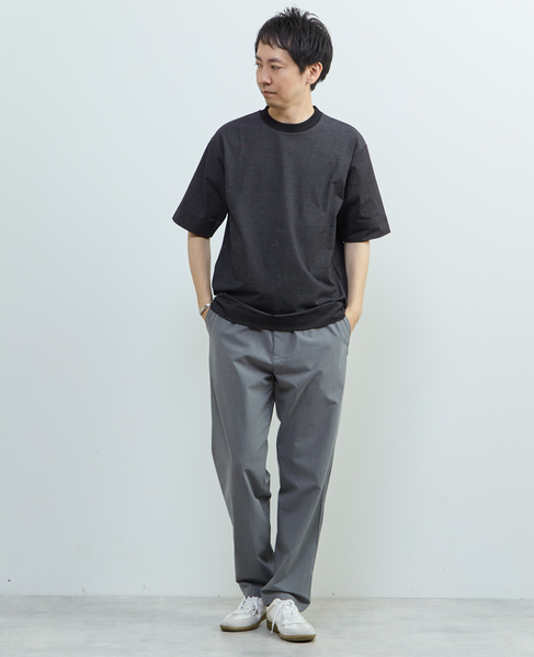 マイクロボーダークルーネックTシャツ 詳細画像 ホワイト 21