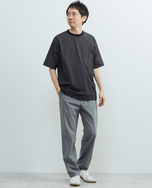 マイクロボーダークルーネックTシャツ 詳細画像 ホワイト 22