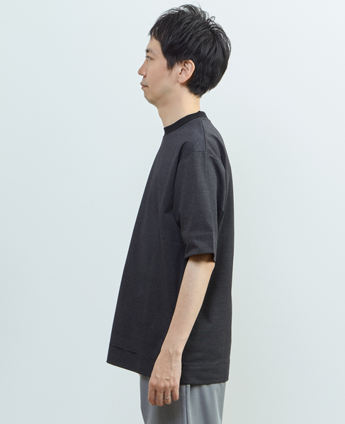 マイクロボーダークルーネックTシャツ 詳細画像 ホワイト 3