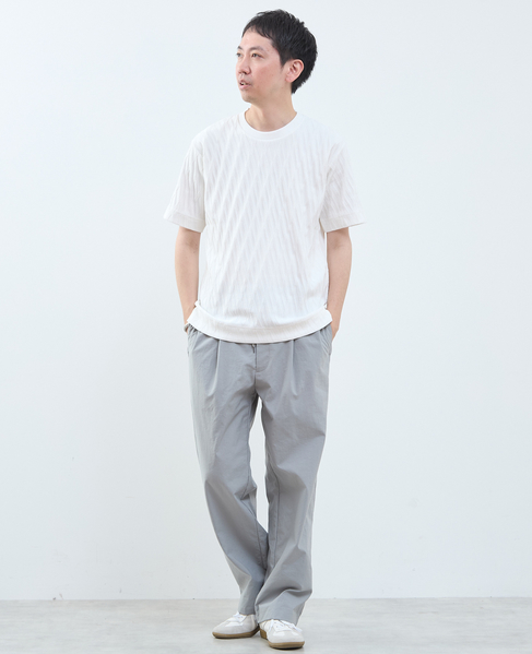 バイアスリンククルーネックTシャツ 詳細画像 ホワイト 13