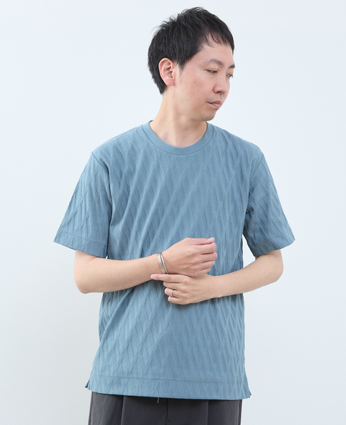 バイアスリンククルーネックTシャツ 詳細画像 ホワイト 16