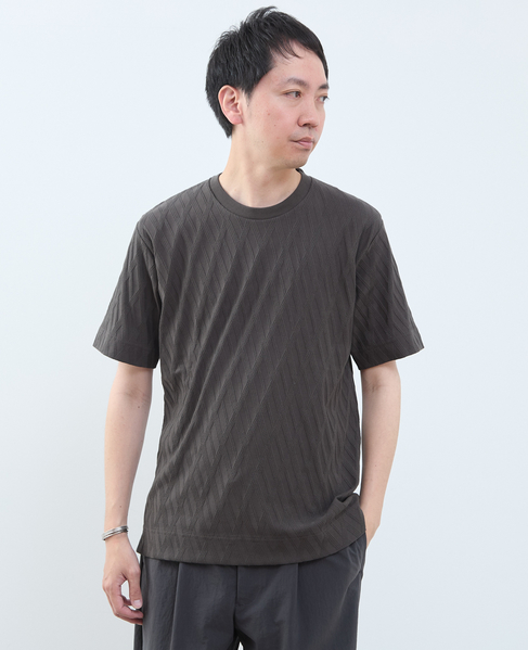 バイアスリンククルーネックTシャツ 詳細画像 ホワイト 19