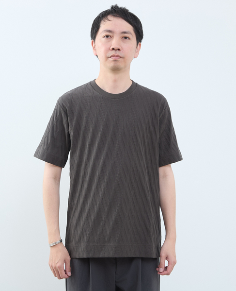 バイアスリンククルーネックTシャツ 詳細画像 ホワイト 2