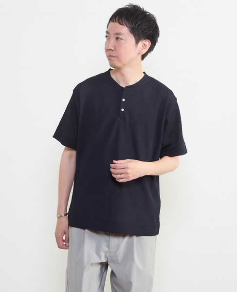 リランチェワッフルヘンリーネックTシャツ 詳細画像 ライトグレー 19