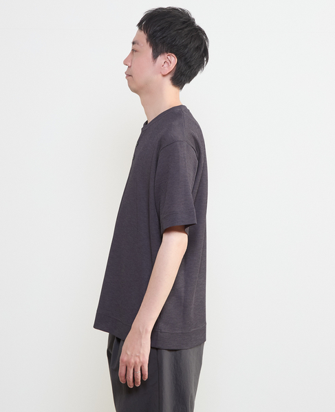リランチェワッフルヘンリーネックTシャツ 詳細画像 ライトグレー 3