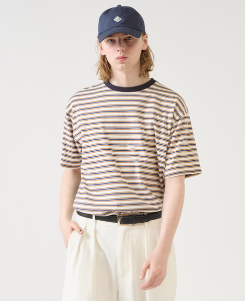 【1978 MEN'S MELROSE】コットンボーダーTシャツ 詳細画像 マルチ 14