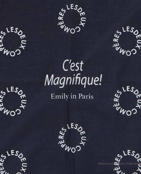 《コラボ》 Emily in Paris　バンダナ 詳細画像 ネイビー 4