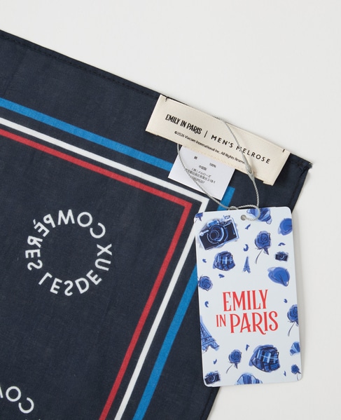 《コラボ》 Emily in Paris　バンダナ 詳細画像 ネイビー 6