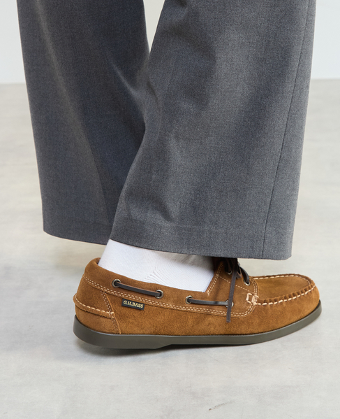 【G.H.BASS/ジーエイチバス】JETTY II Boater 2 Eye 詳細画像 ブラウン 11