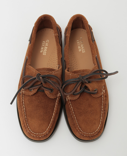 【G.H.BASS/ジーエイチバス】JETTY II Boater 2 Eye 詳細画像 ブラウン 2