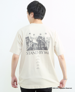 STAND BY ME モノクロプリントTシャツ