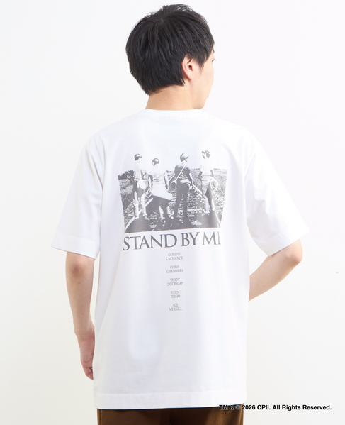 STAND BY ME モノクロプリントTシャツ 詳細画像 ホワイト 1
