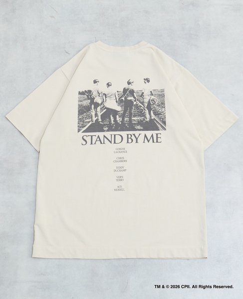 STAND BY ME モノクロプリントTシャツ 詳細画像 ホワイト 13