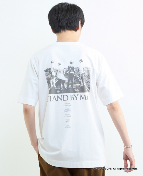STAND BY ME モノクロプリントTシャツ 詳細画像 ホワイト 18