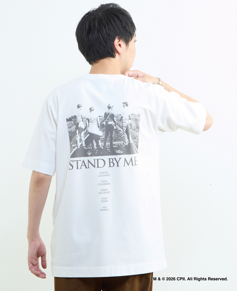 STAND BY ME モノクロプリントTシャツ 詳細画像 ホワイト 19