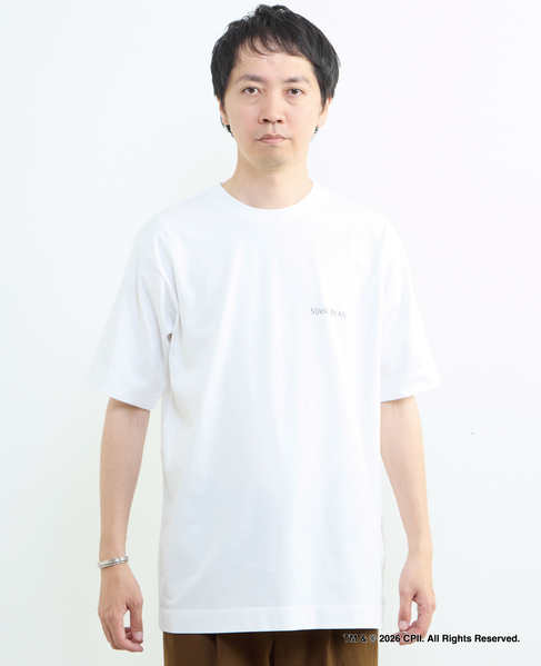 STAND BY ME モノクロプリントTシャツ 詳細画像 ホワイト 2