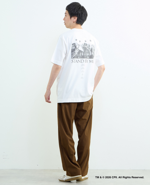 STAND BY ME モノクロプリントTシャツ 詳細画像 ホワイト 22
