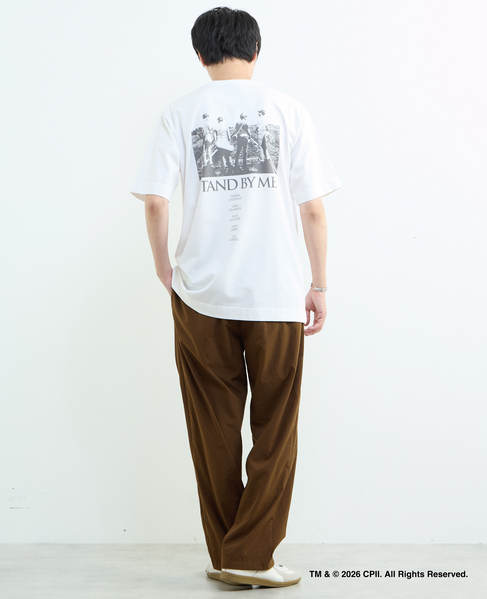 STAND BY ME モノクロプリントTシャツ 詳細画像 ホワイト 23