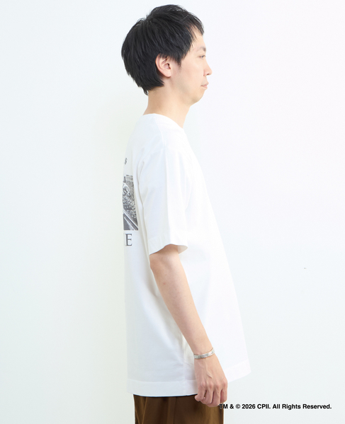 STAND BY ME モノクロプリントTシャツ 詳細画像 ホワイト 5