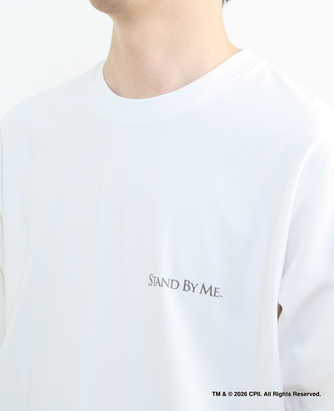 STAND BY ME モノクロプリントTシャツ 詳細画像 ホワイト 6