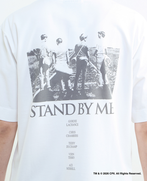 STAND BY ME モノクロプリントTシャツ 詳細画像 ホワイト 8
