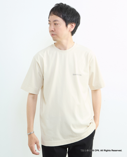 STAND BY ME モノクロプリントTシャツ 詳細画像 ベージュ 2