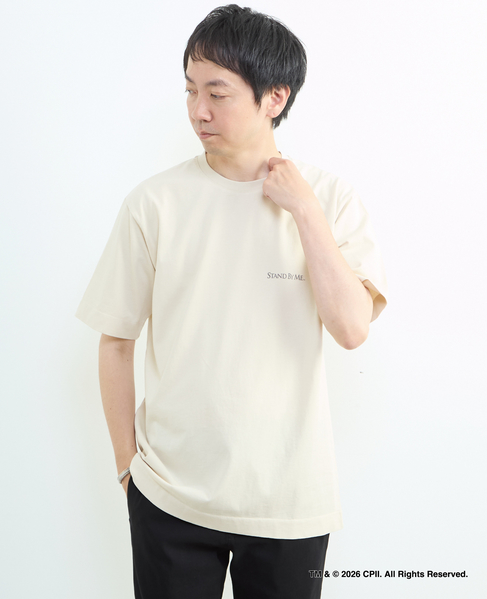 STAND BY ME モノクロプリントTシャツ 詳細画像 ベージュ 3