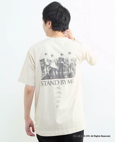 STAND BY ME モノクロプリントTシャツ 詳細画像 ベージュ 5