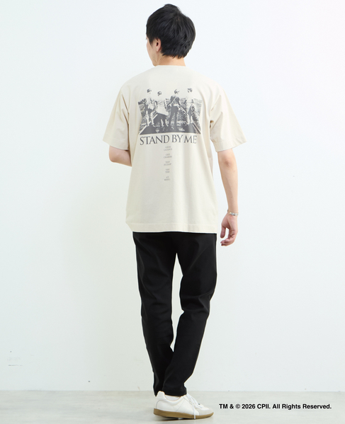 STAND BY ME モノクロプリントTシャツ 詳細画像 ベージュ 8