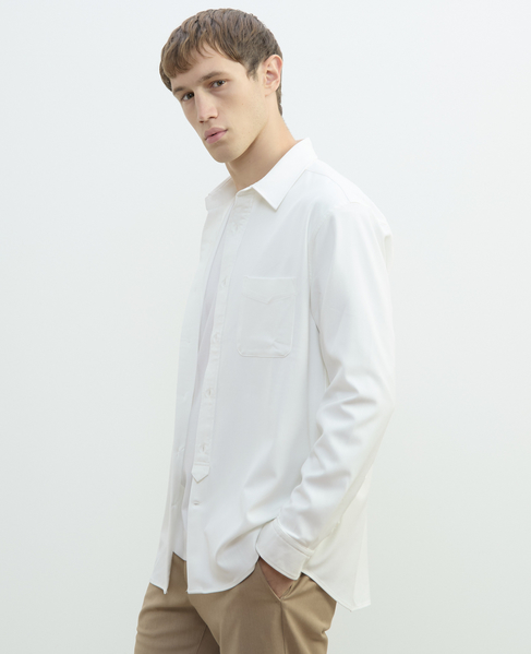 ストレッチスタンダードレギュラーカラーシャツ 詳細画像 ホワイト 4