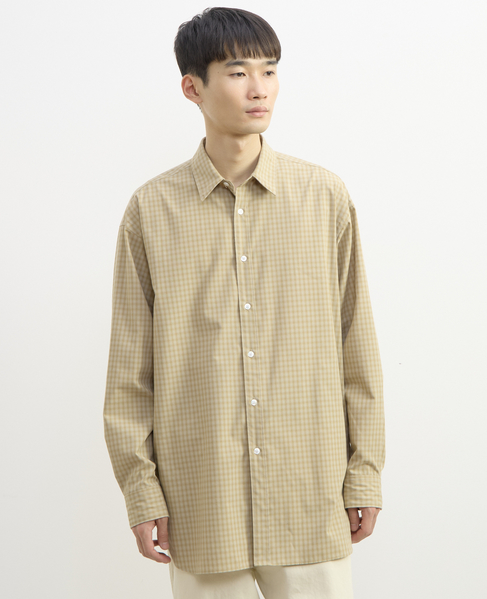【1978 MEN'S MELROSE】レギュラーカラーシャツ 詳細画像 ベージュ 10