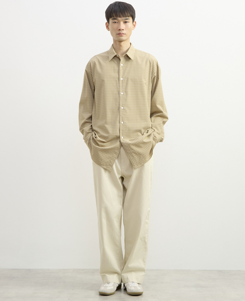 【1978 MEN'S MELROSE】レギュラーカラーシャツ 詳細画像 ベージュ 13