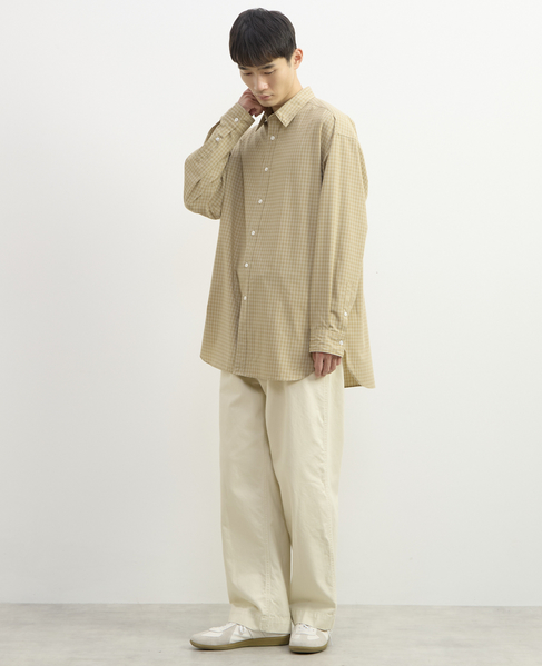 【1978 MEN'S MELROSE】レギュラーカラーシャツ 詳細画像 ベージュ 14