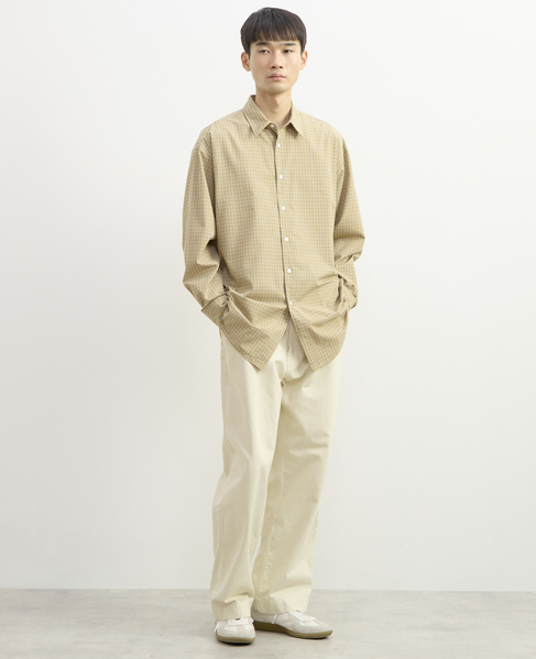【1978 MEN'S MELROSE】レギュラーカラーシャツ 詳細画像 ベージュ 15