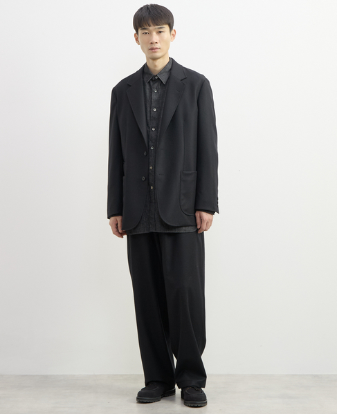 【1978 MEN'S MELROSE】ブラックデニム レギュラーカラーシャツ 詳細画像 ブラック 18