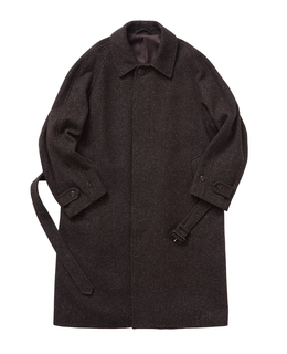 【1978 MEN'S MELROSE】シルクネップツィードステンカラーコート