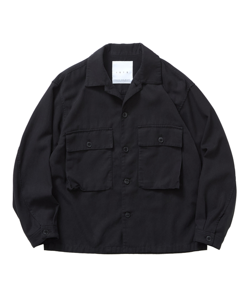 【1978 MEN'S MELROSE】ユーティリティシャツブルゾン 詳細画像 スミクロ 1