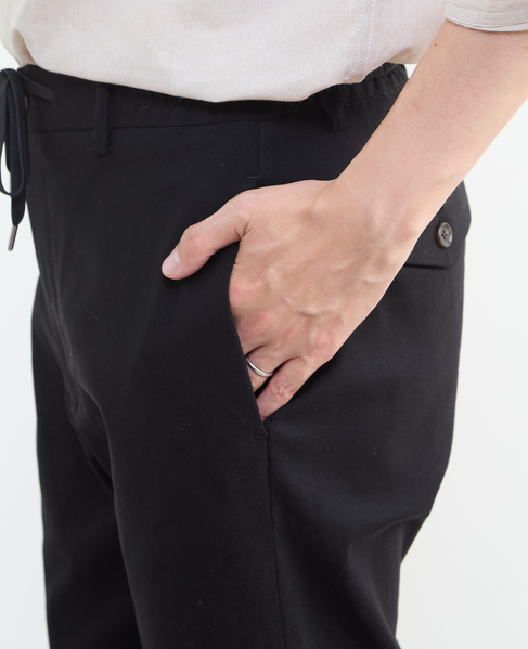 ハイストレッチスリムテーパードパンツ 詳細画像 ブラック 10