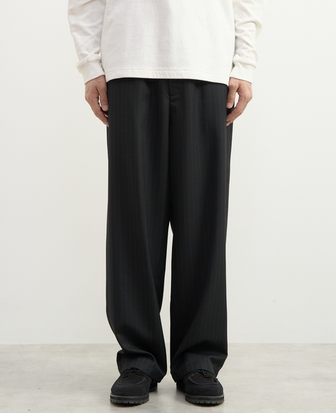 【1978 MEN'S MELROSE】イージートラウザーズ 詳細画像 ブラックストライプ 3