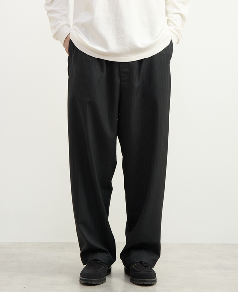 【1978 MEN'S MELROSE】イージートラウザーズ 詳細画像 ブラックストライプ 4